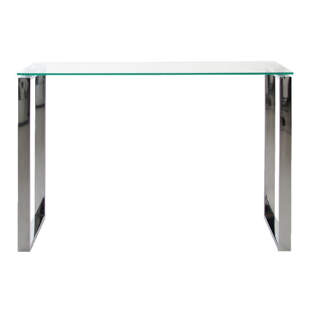 Konzolový stolek ve stříbrné barvě 110x40 cm Katrine - Actona - Bonami.cz