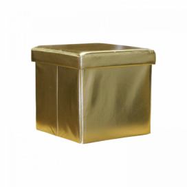 Idea Sedací úložný box zlatý