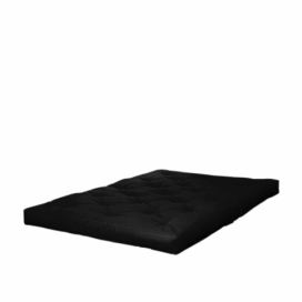 Černá futonová matrace Karup Design Double Latex, 90 x 200 cm