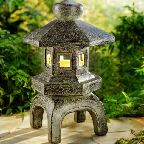 LED solární světlo Pagoda - Velký Košík