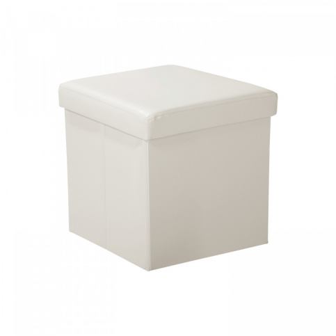 Idea Sedací úložný box krémově bílý - ATAN Nábytek