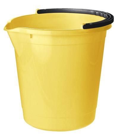 Tontarelli kbelík s výlevkou 8101010302 25 X 26,5 cm žlutá 7 l - Kitos.cz