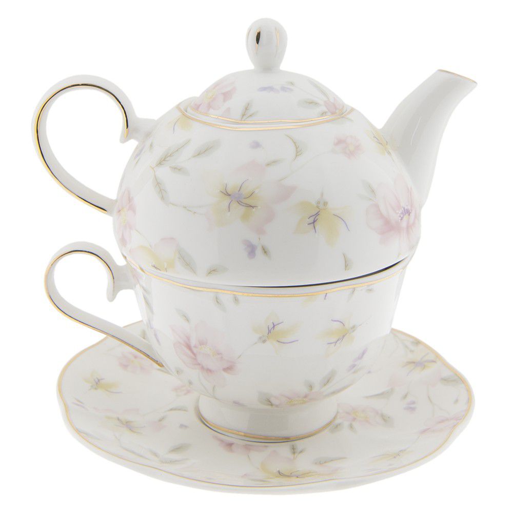 Tea for one Tea Wild Flower -  15*15*16 cm Clayre & Eef - LaHome - vintage dekorace
