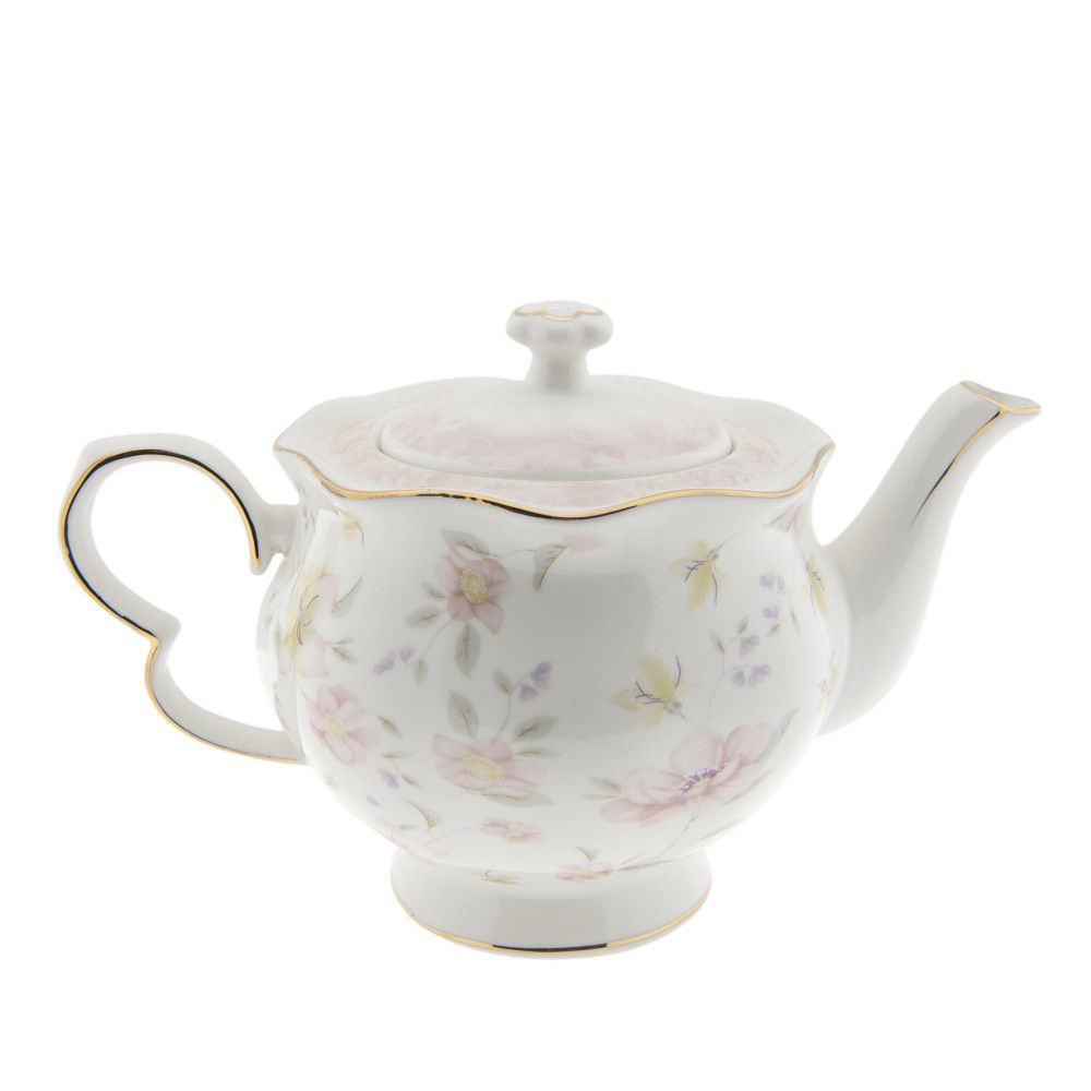 Konvička na čaj Tea Wild Flower - 25*13*15 cm / 1.2 L Clayre & Eef - LaHome - vintage dekorace