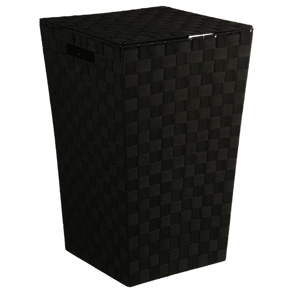 5five Simply Smart Koš na prádlo v černé barvě s víkem, 33 x 53 cm - EMAKO.CZ s.r.o.