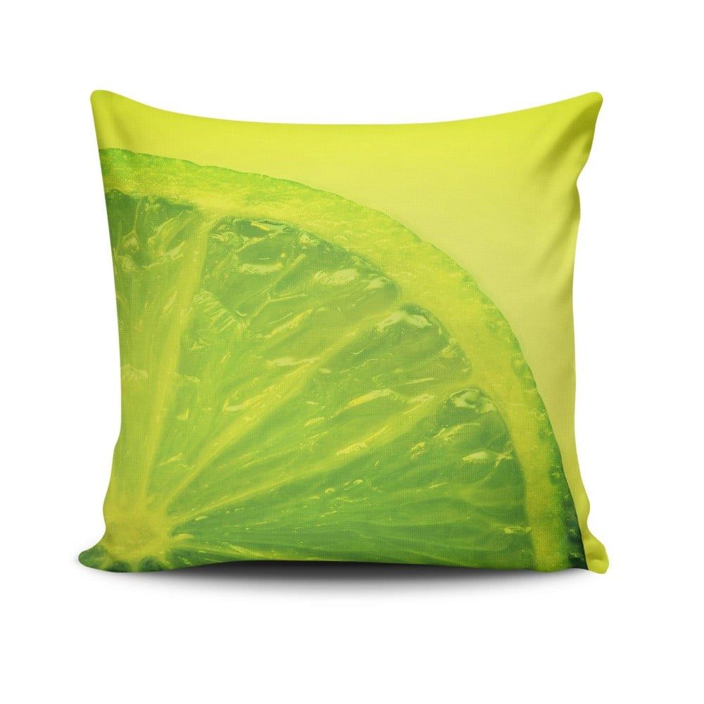 Polštář s příměsí bavlny Cushion Love Verde, 45 x 45 cm - Bonami.cz
