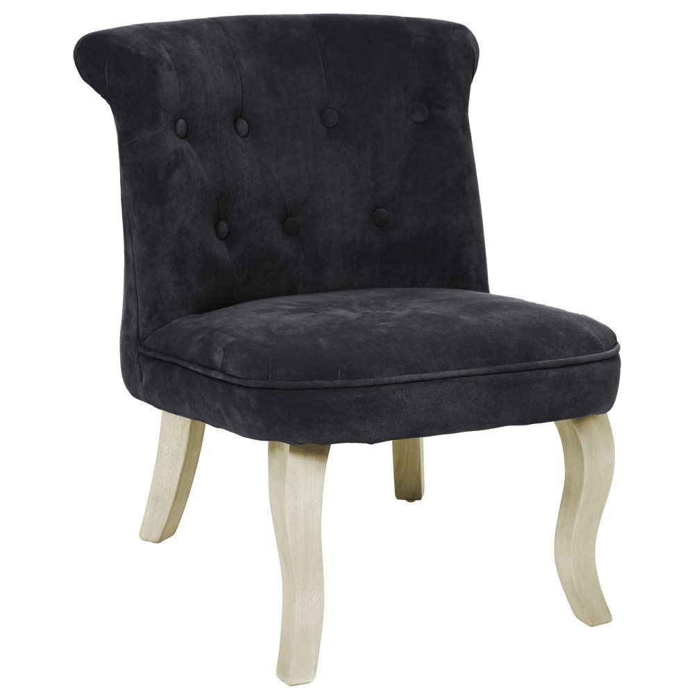 Atmosphera Čalouněné křeslo šedé barvy, židle křeslo, malé křeslo, prošívané křeslo, křeslo do ložnice, glamour křeslo, křesla do pokoje - EMAKO.CZ s.r.o.