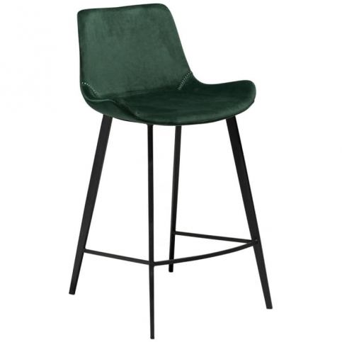 Barová židle DanForm Hype 91 cm, samet, zelená - Designovynabytek.cz