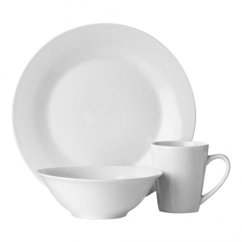 Set 12 kusů porcelánového nádobí Premier Housewares White Porcelain - Bonami.cz