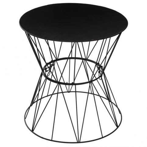 Atmosphera Créateur d\'intérieur Kulatý kávový stolek na kovových nožkách, stolek na kávu, stolek do - EMAKO.CZ s.r.o.