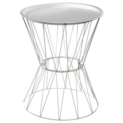 Atmosphera Créateur d\'intérieur Kulatý kávový stolek na kovových nožkách, stolek na kávu, stolek do - EMAKO.CZ s.r.o.