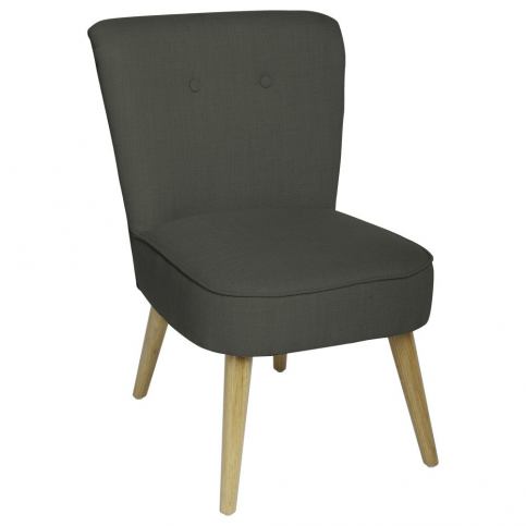 Atmosphera Créateur d\'intérieur Čalouněné křeslo šedé barvy, židle křeslo, křeslo - EMAKO.CZ s.r.o.