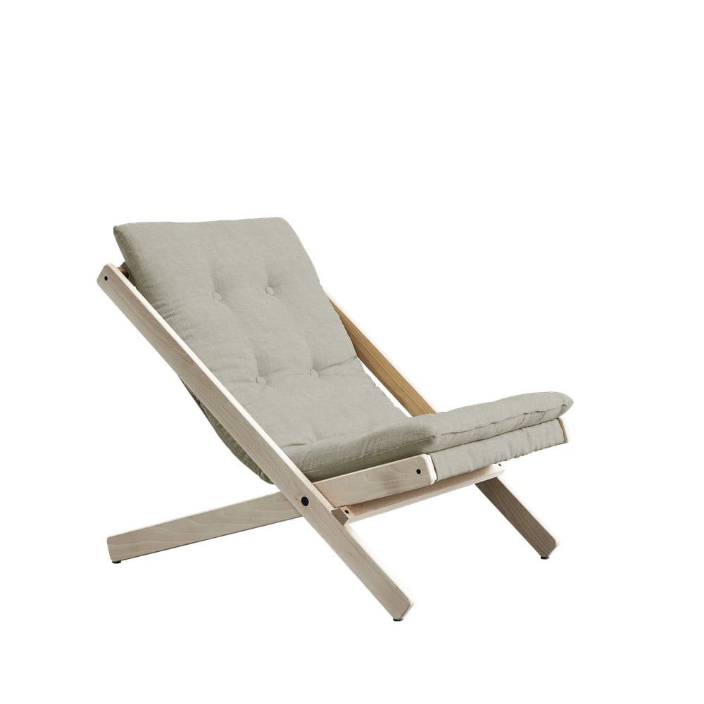 Skládací křeslo Karup Design Boogie Raw/Linen Beige - Bonami.cz