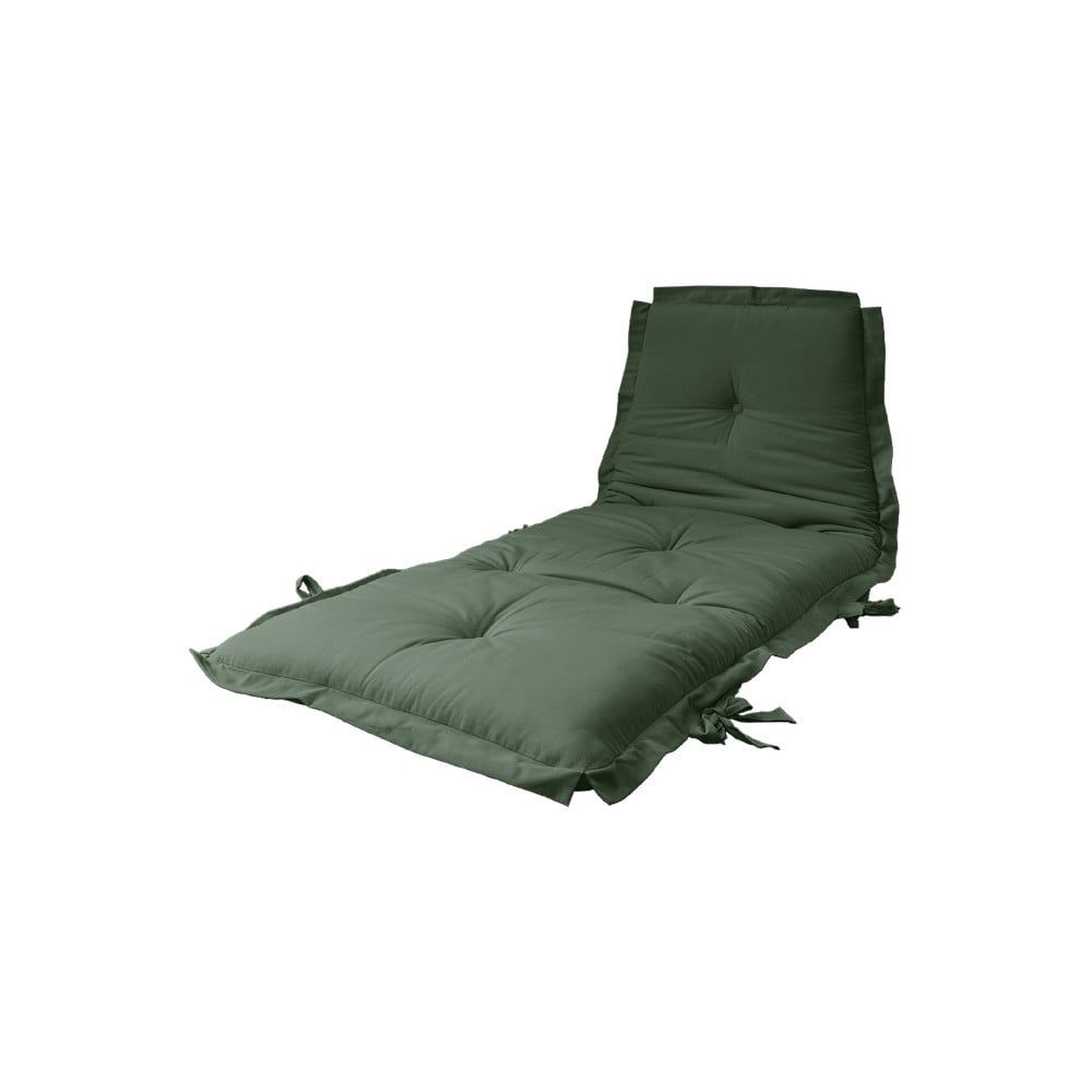 Variabilní futon Karup Design Sit & Sleep Olive Green, 80 x 200 cm - Bonami.cz