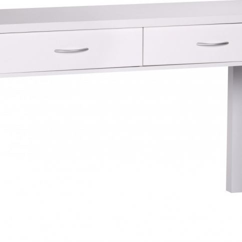 Brüxxi Psací stůl se zásuvkami, 120 cm, bílá, jednoduchý vzhled, nadčasový styl, do - M DUM.cz