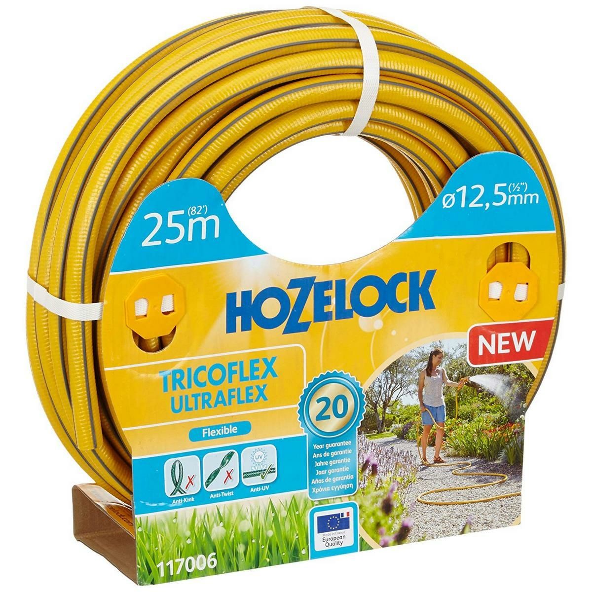 Hozelock Zavlažovací hadice Tricoflex Ultramax 25 m, žlutá - 4home.cz