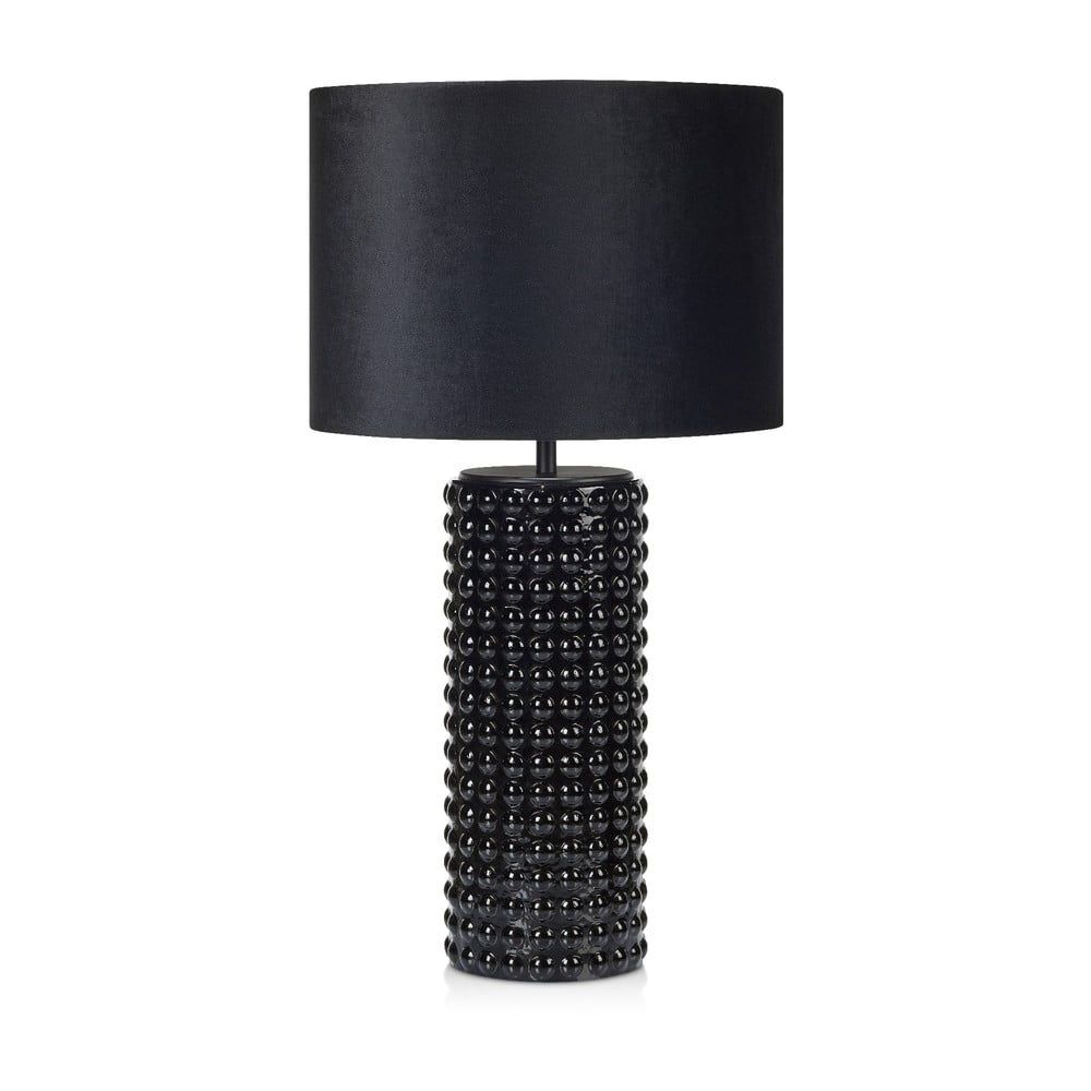 Černá stolní lampa Markslöjd Proud, ø 34 cm - FORLIVING