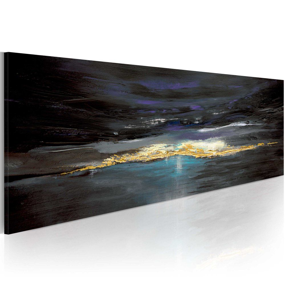 Bimago Ručně malovaný obraz - After the storm comes calm 100x40 cm - GLIX DECO s.r.o.