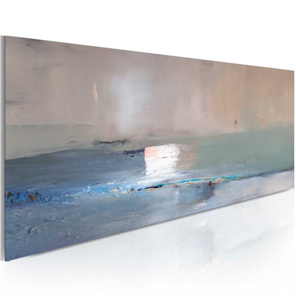 Bimago Ručně malovaný obraz - The first wave 100x40 cm - GLIX DECO s.r.o.