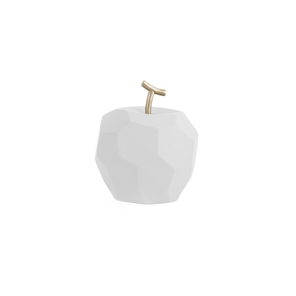 Matně bílá betonová soška PT LIVING Origami Apple - Bonami.cz