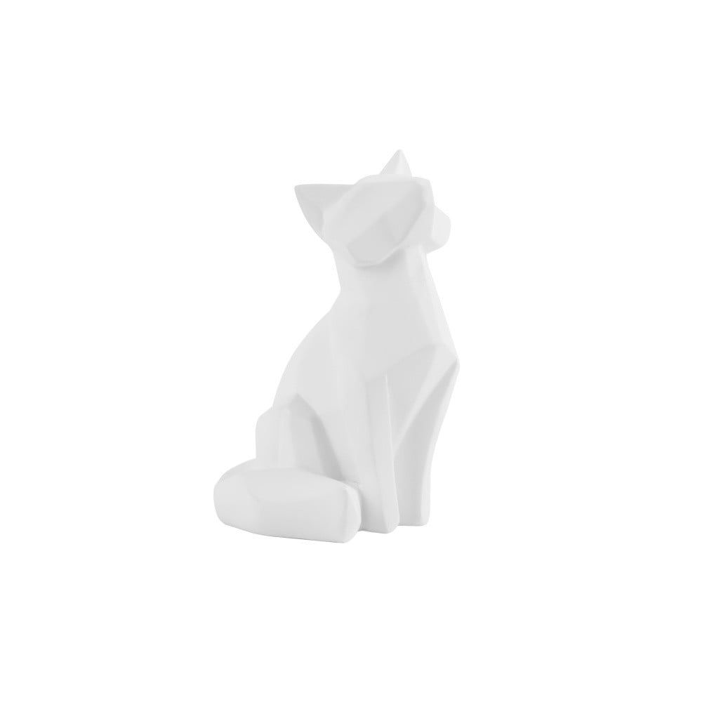 Matně bílá soška PT LIVING Origami Fox, výška 15 cm - Bonami.cz