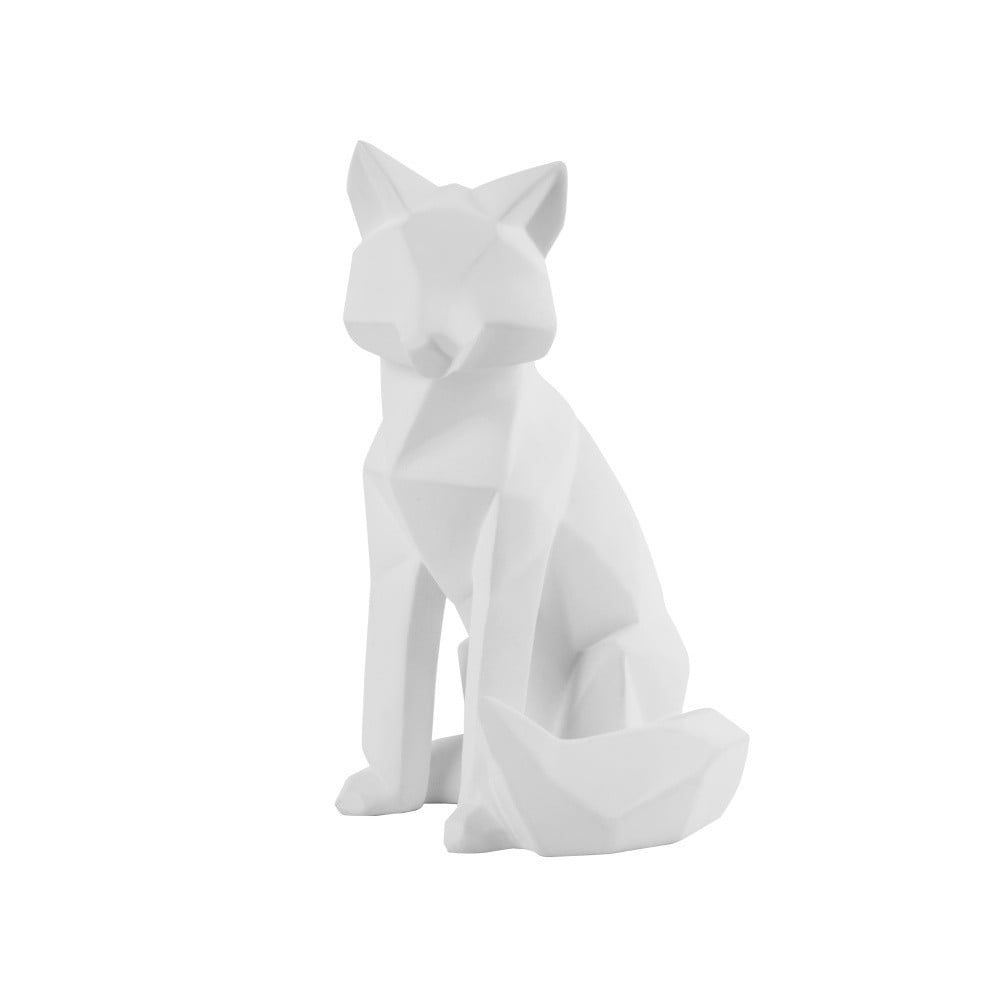 Matně bílá soška PT LIVING Origami Fox, výška 26 cm - Bonami.cz