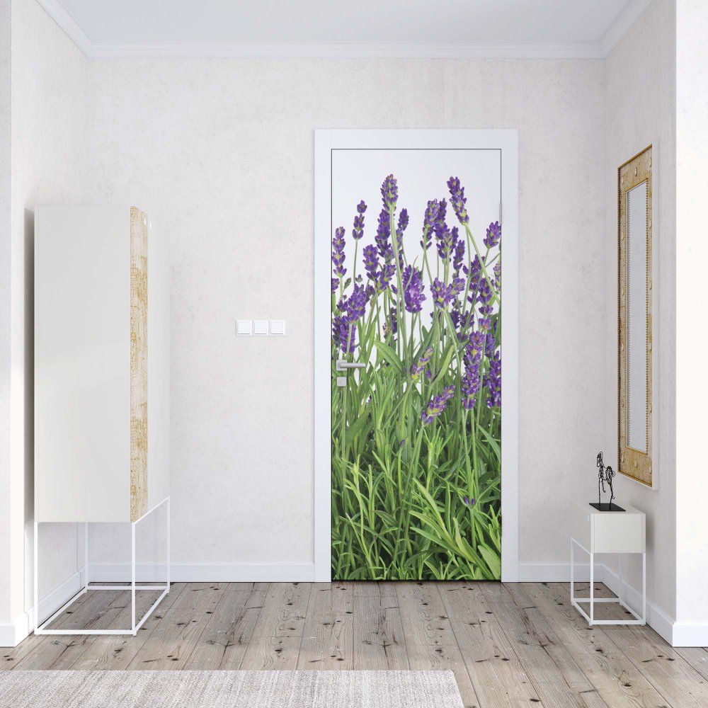 GLIX Fototapeta na dveře - Lavender | 91x211 cm - GLIX DECO s.r.o.