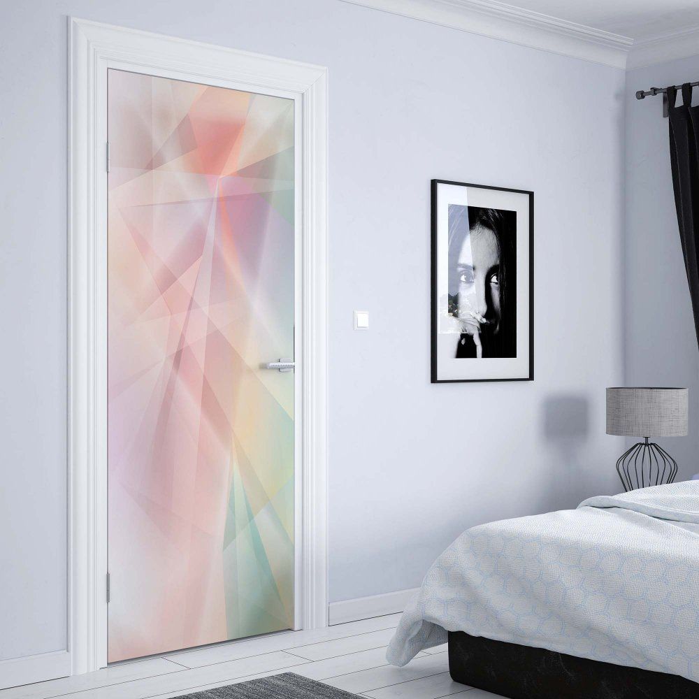 GLIX Fototapeta na dveře - Modern Abstract Art Prism | 91x211 cm - GLIX DECO s.r.o.