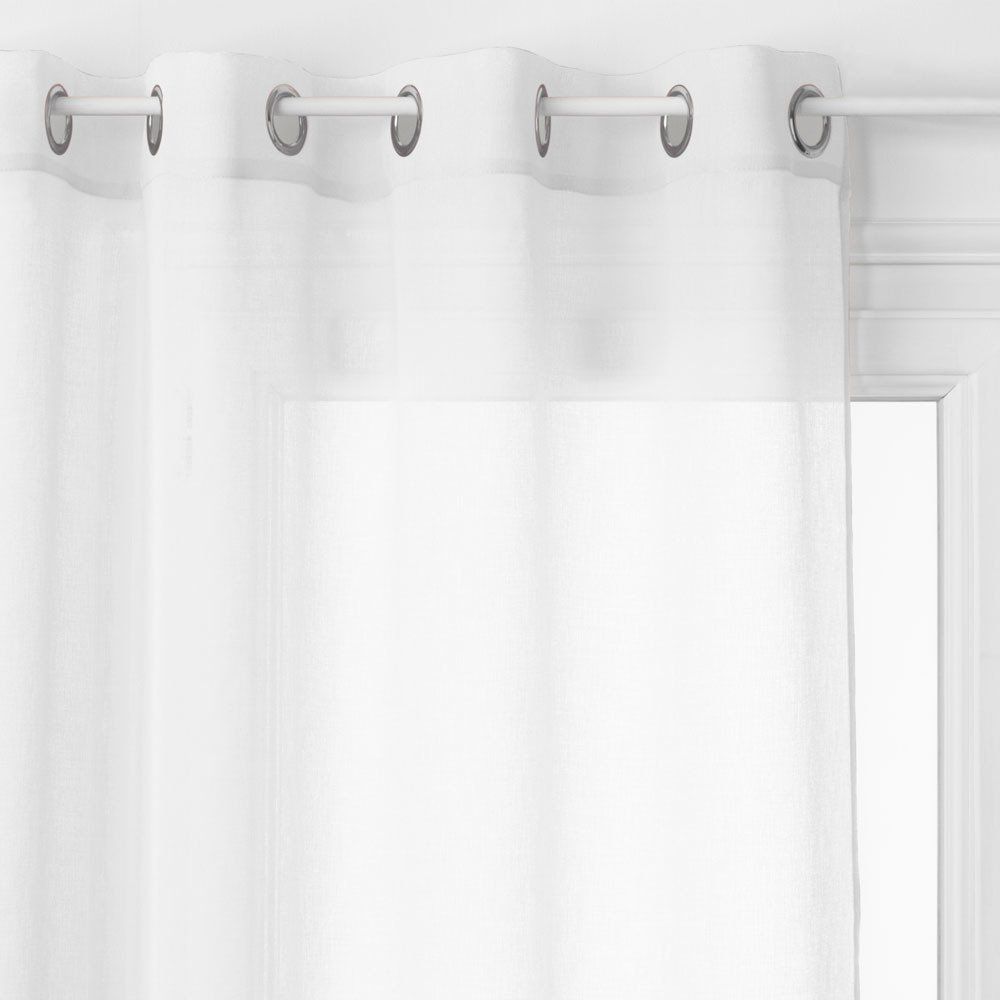 Atmosphera Záclona GEORGETTE v bílé barvě, minimalistický styl, 140 x 240 cm - EMAKO.CZ s.r.o.