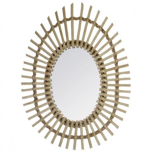 Atmosphera Créateur d\'intérieur Nástěnné zrcadlo v pleteném rámu, ozdobné zrcadlo, - EMAKO.CZ s.r.o.