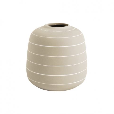 Krémově bílá keramická váza PT LIVING Terra, ⌀ 16,5 cm - Bonami.cz