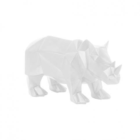 Matně bílá soška PT LIVING Origami Rhino - Bonami.cz