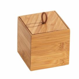Bambusový box s víkem Wenko Terra, šířka 9 cm