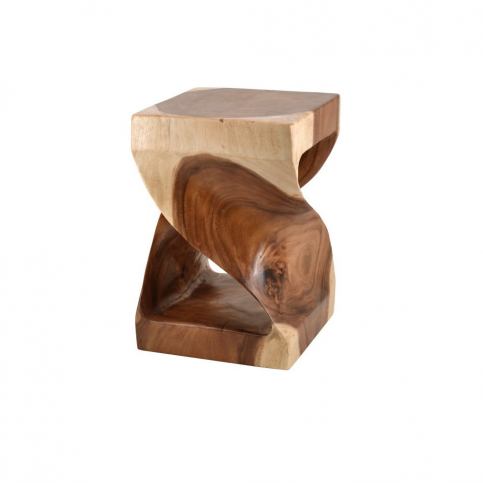 Dřevěná stolička Moycor Curved Log, výška 45 cm - Bonami.cz
