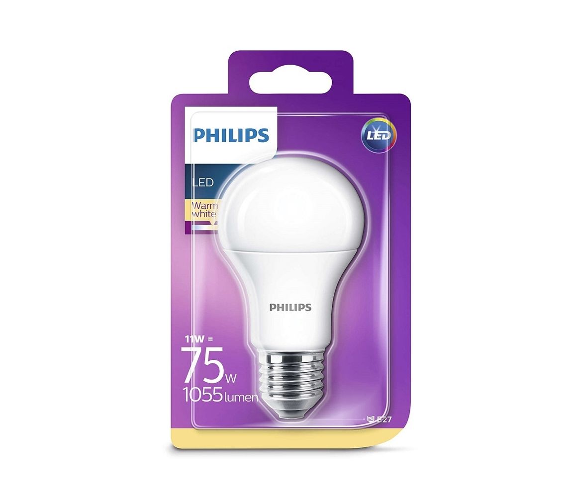Philips LED žárovka Philips E27/11W/230V 2700K  -  Svět-svítidel.cz