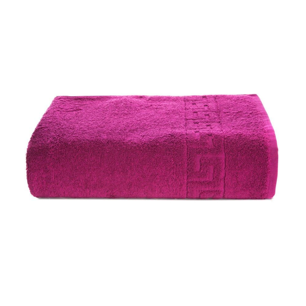 Tmavě růžový bavlněný ručník Kate Louise Pauline, 50 x 90 cm - Bonami.cz