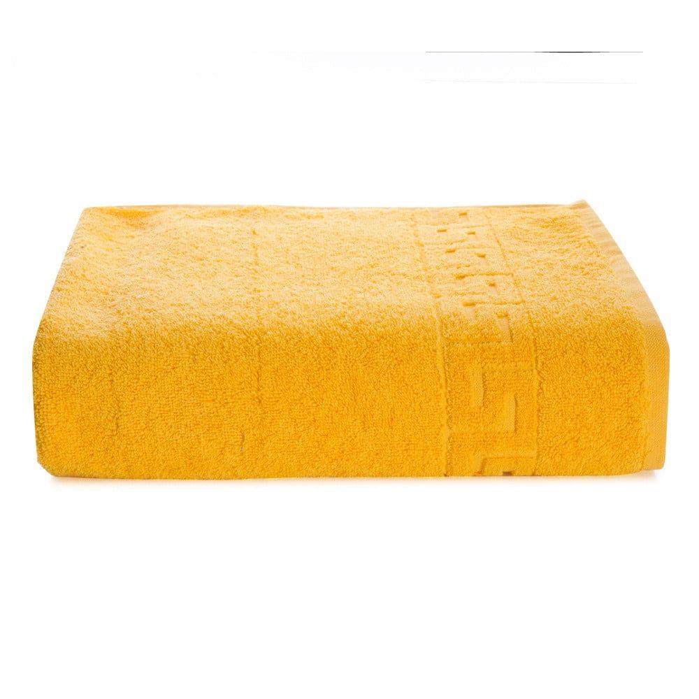 Žlutý bavlněný ručník Kate Louise Pauline, 30 x 50 cm - Bonami.cz