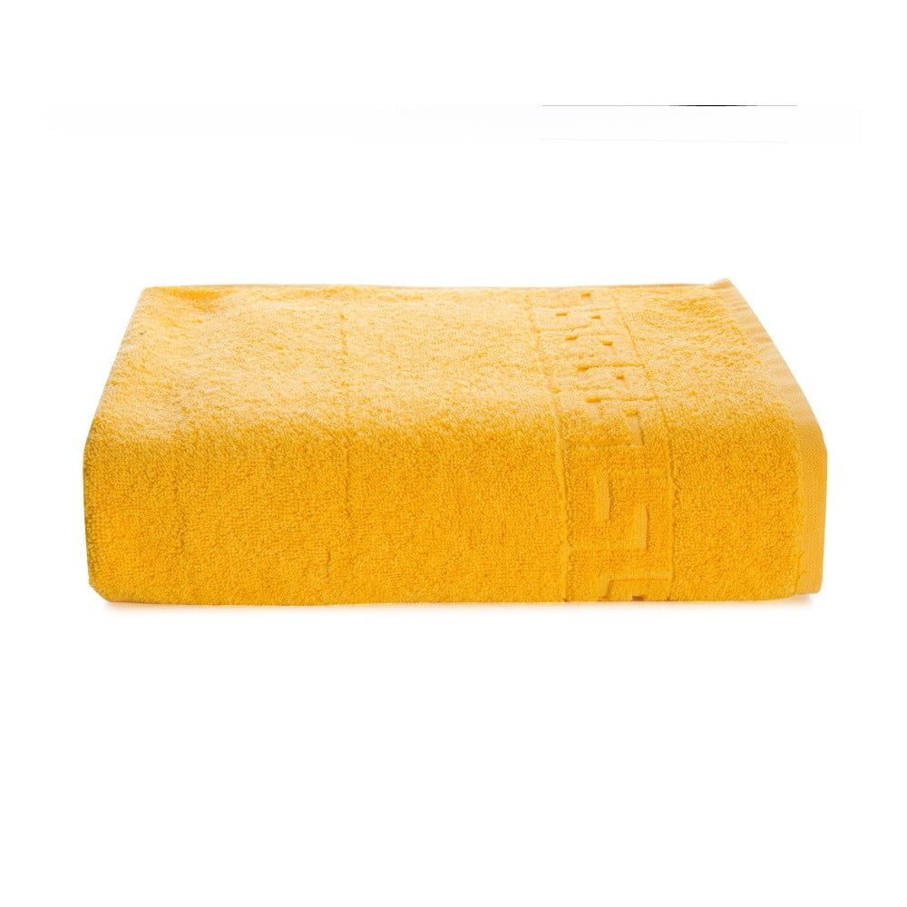 Žlutý bavlněný ručník Kate Louise Pauline, 50 x 90 cm - Bonami.cz
