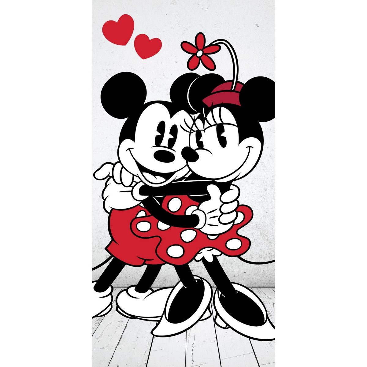 Jerry Fabrics Osuška Mickey a Minnie in love 02, 70 x 140 cm - 4home.cz