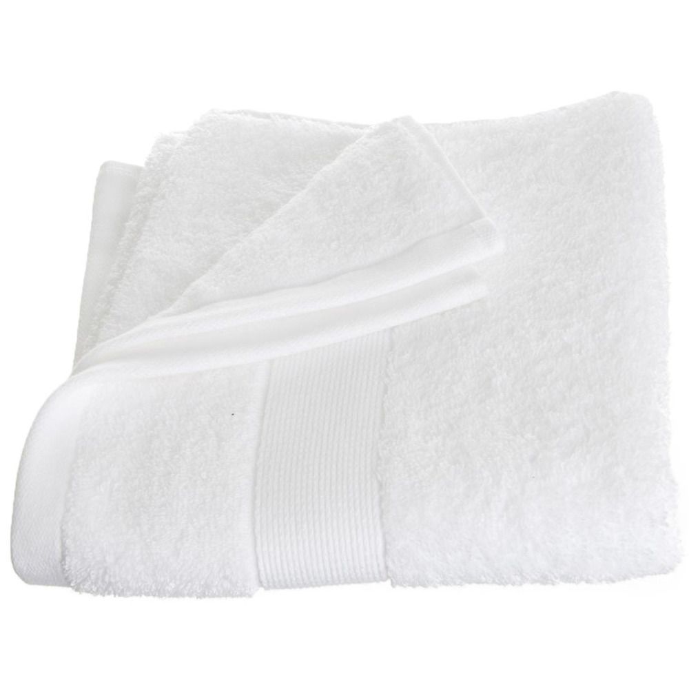 Atmosphera Ručník, bílý ručník, bavlněný ručník - bílá barva, 90 x 50 cm - EMAKO.CZ s.r.o.