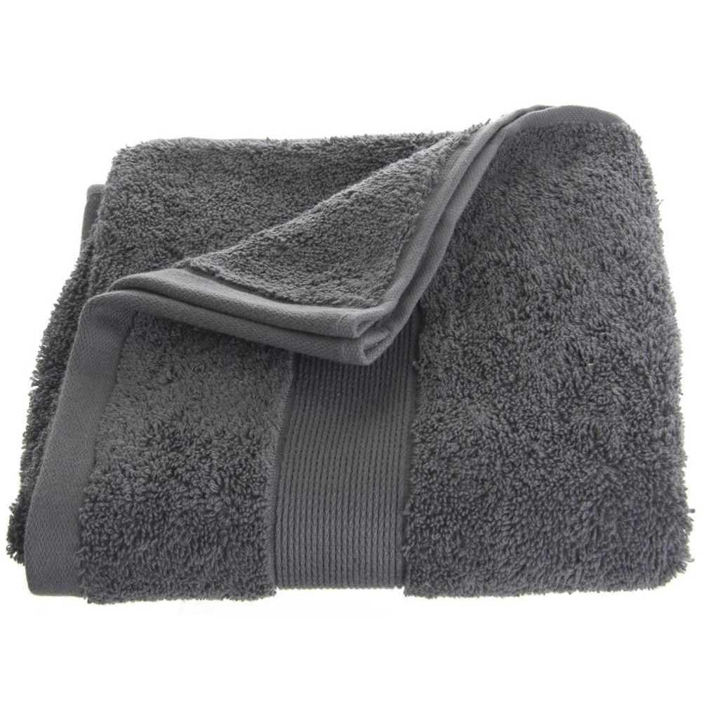 Atmosphera Ručník, šedý ručník, bavlněný ručník - tmavě šedá barva, 90 x 50 cm - EDAXO.CZ s.r.o.