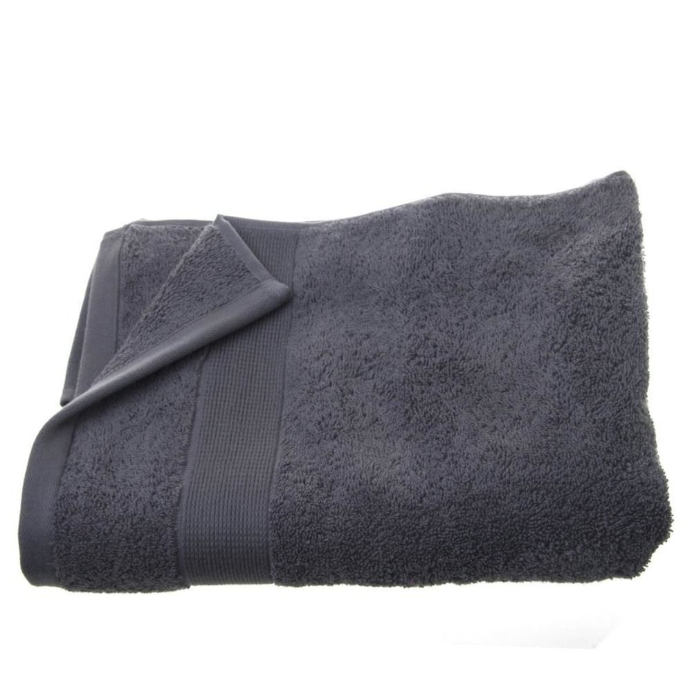 Atmosphera Ručník, tmavě šedý ručník, bavlněný ručník - tmavě šedá barva, 130 x 70 cm - EMAKO.CZ s.r.o.