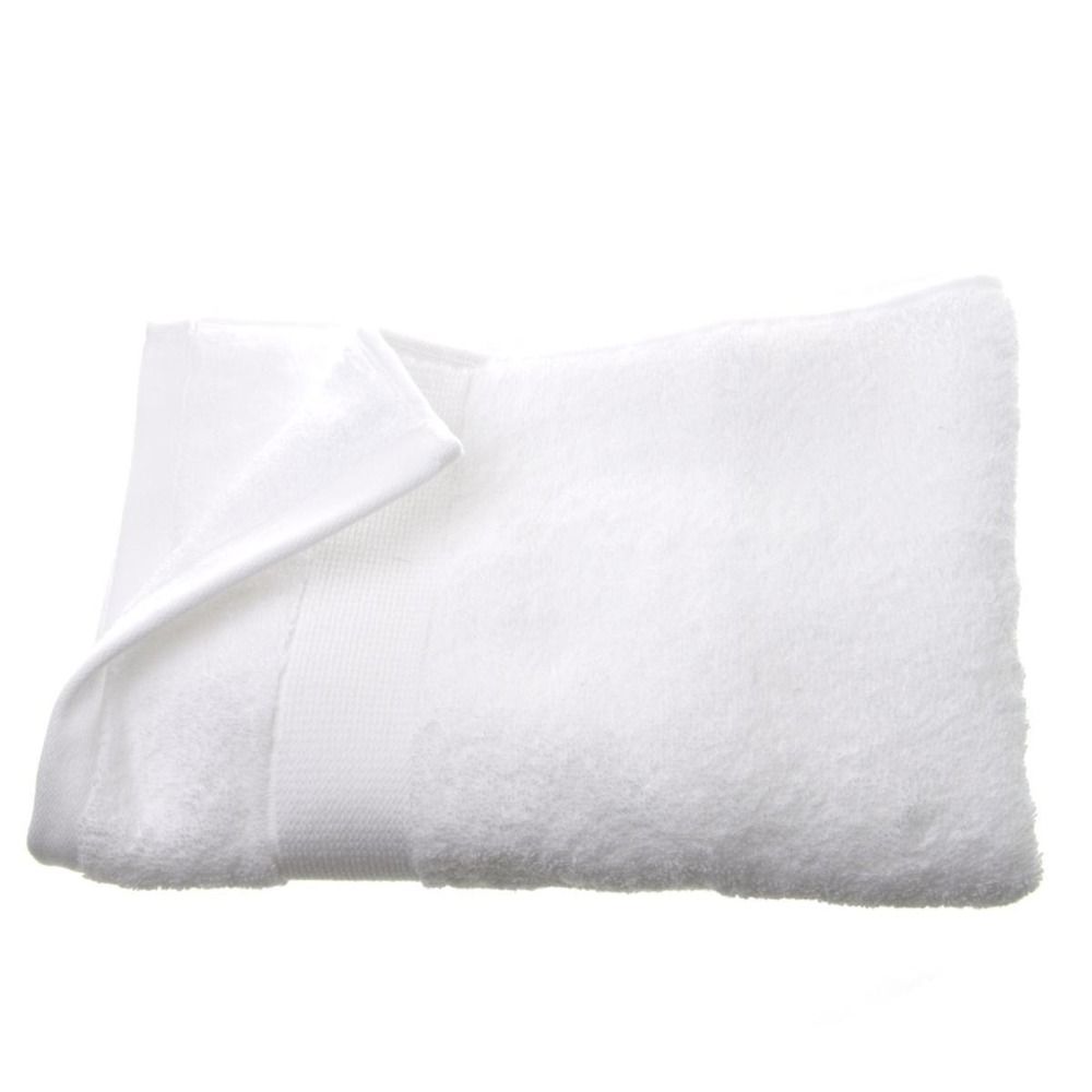 Atmosphera Ručník, bílý ručník, bavlněný ručník - bílá barva, 130 x 70 cm - EMAKO.CZ s.r.o.