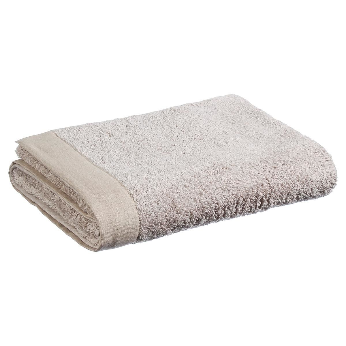 Emako Ručník, béžový ručník, bavlněný ručník - béžová barva, 130 x 70 cm - EMAKO.CZ s.r.o.