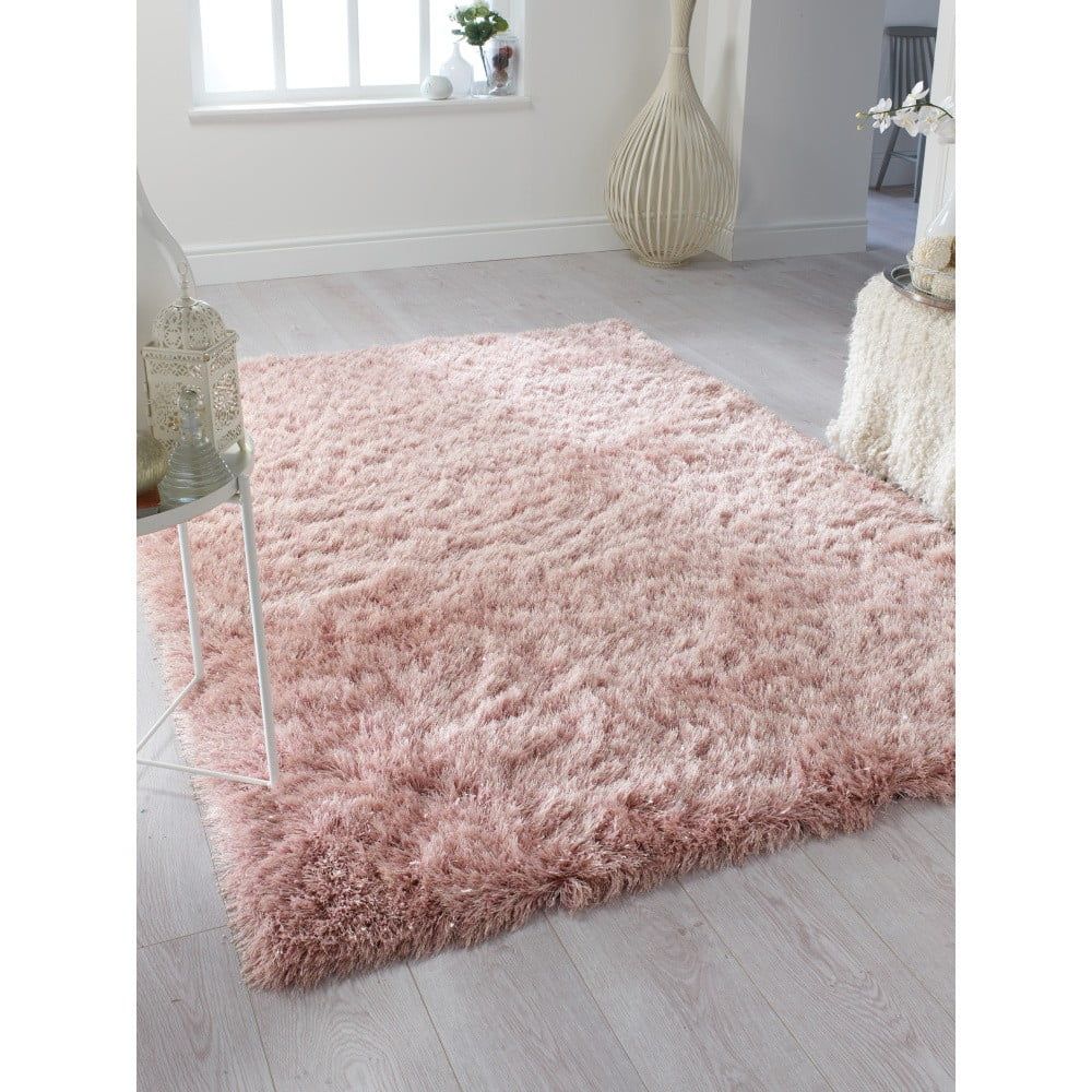 Růžový koberec Flair Rugs Dazzle, 80 x 150 cm - Bonami.cz