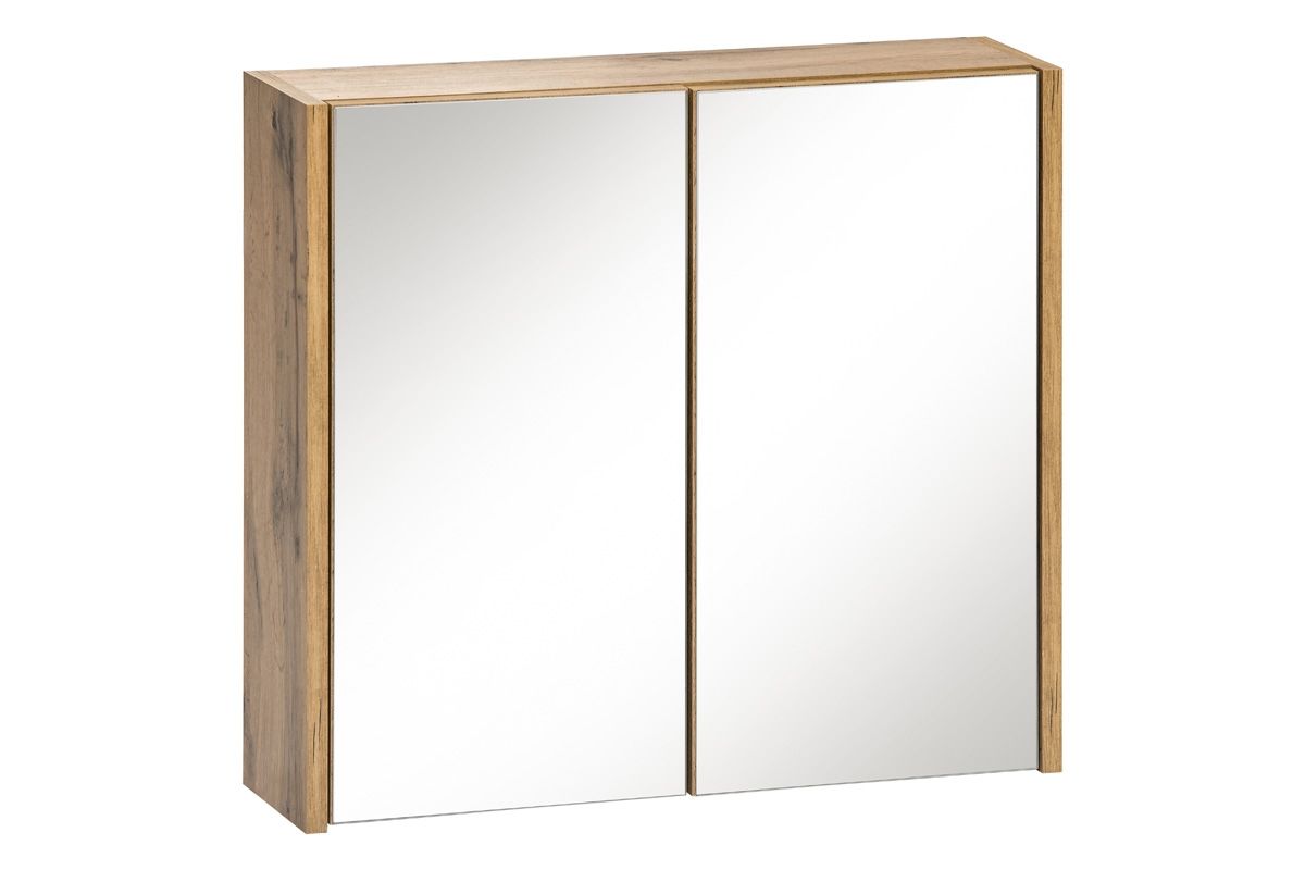 Skříňka se zrcadlem do koupelny Ibiza White 840 60 cm - Nabytek-Bogart.cz