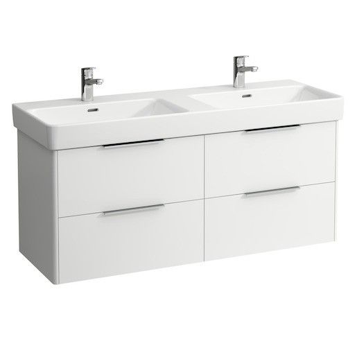 Koupelnová skříňka pod umyvadlo Laufen Base 126x44x53 cm bílá lesk H4025141102611 - Siko - koupelny - kuchyně