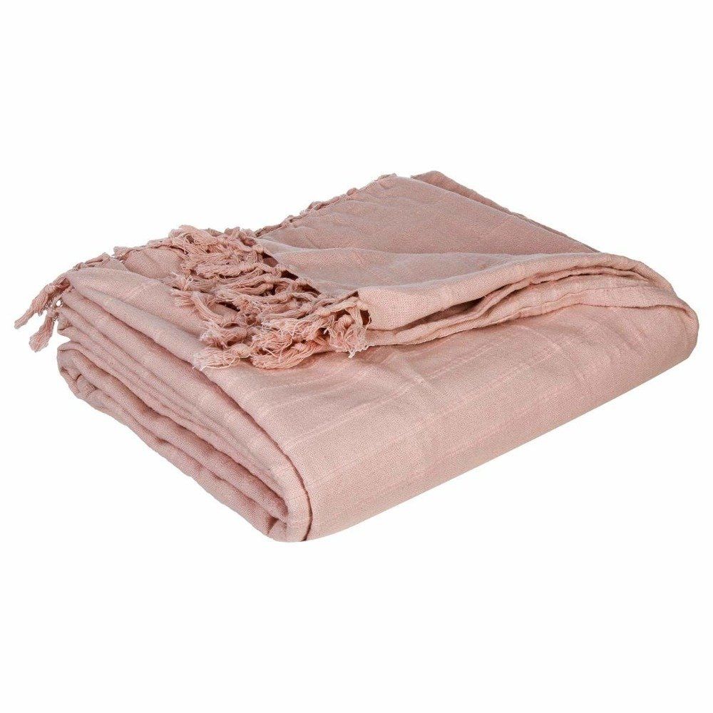 Atmosphera Přehoz na postel v růžové barvě, 250 x 230 cm - EMAKO.CZ s.r.o.