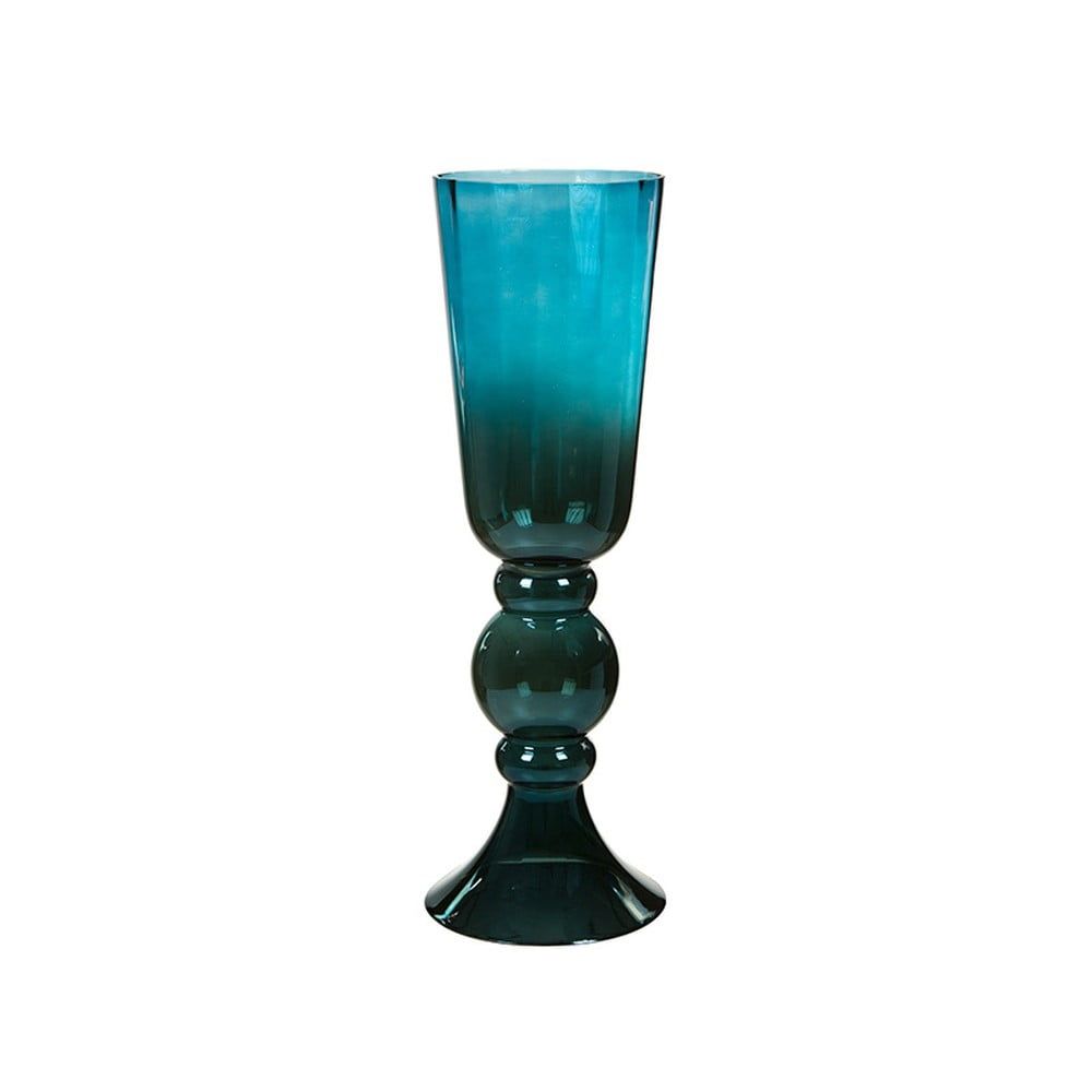 Modrá ručně vyráběná křišťálová váza Santiago Pons Classy, výška 58 cm - Bonami.cz