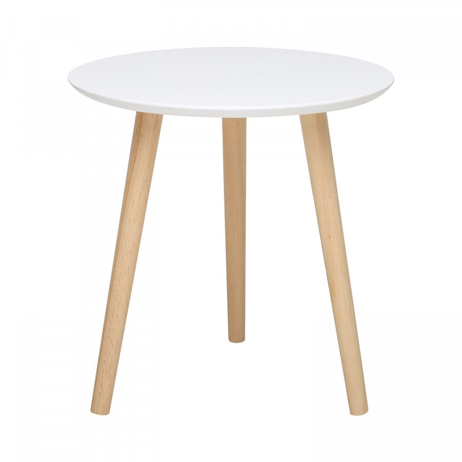Idea Odkládací stolek IMOLA 1 bílý/borovice - ATAN Nábytek